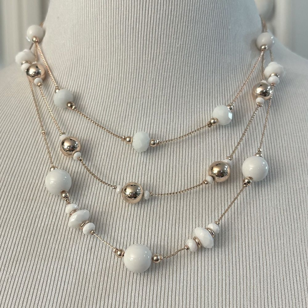 Bay Studio Adjustable Length Necklace and Earring set.